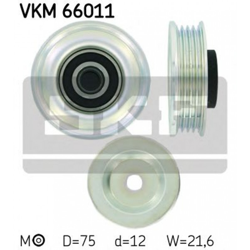 VKM 66011 SKF Натяжний ролик